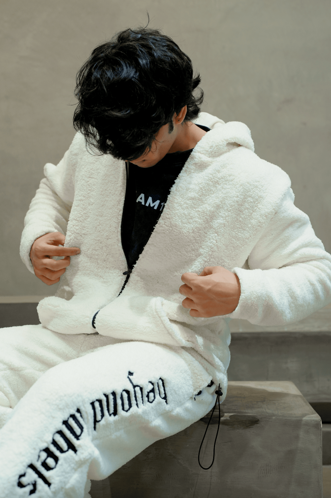 Sherpa Winter Co-ord Set – White