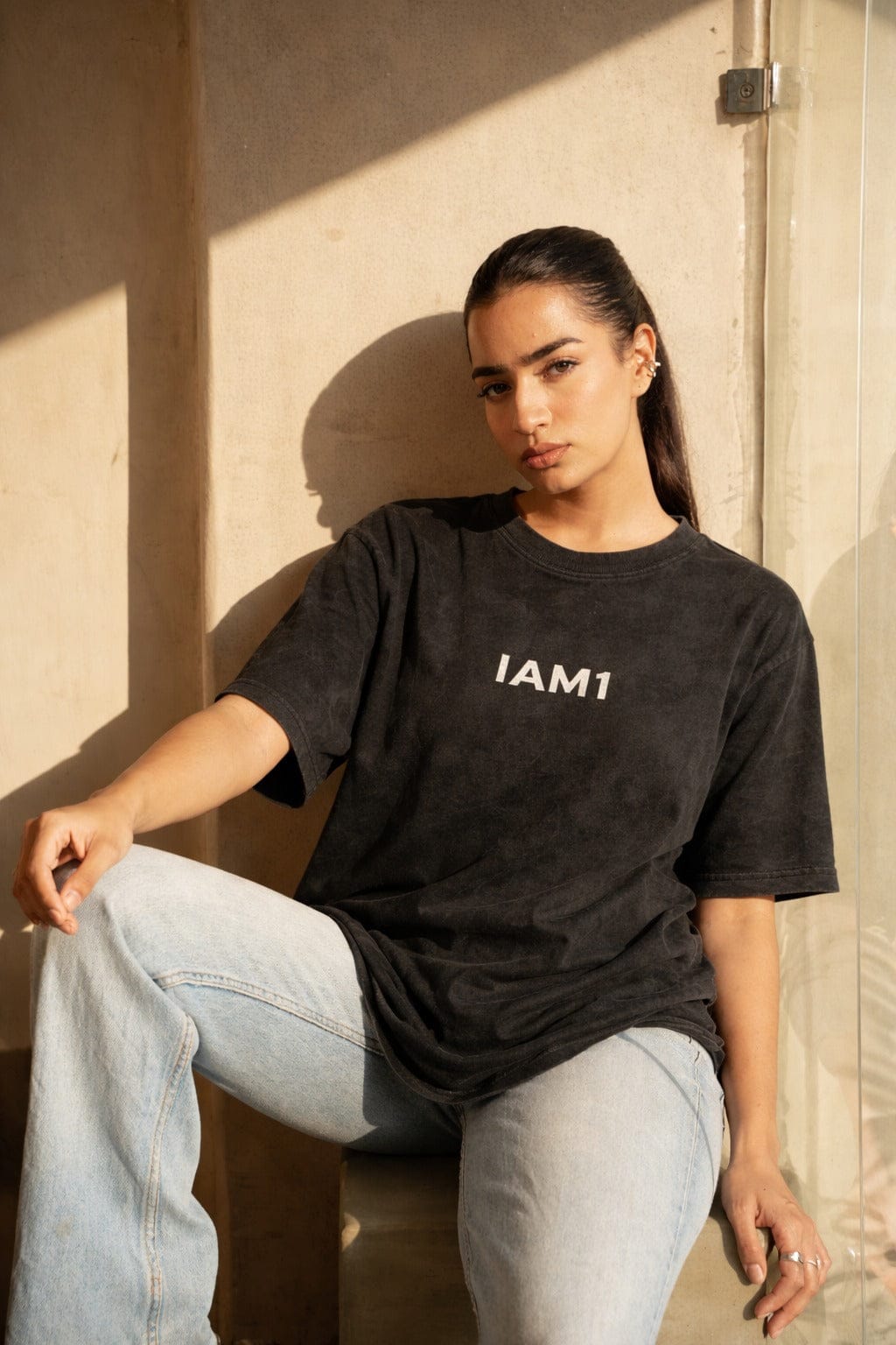 Acid Wash Oversized Tee