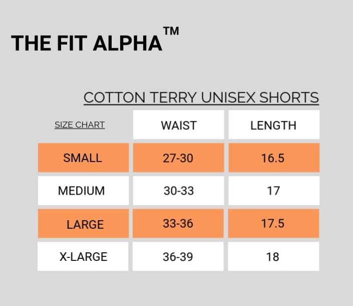 Cotton Terry Men's Shorts - Black - IAM 1 Enterprises LLP