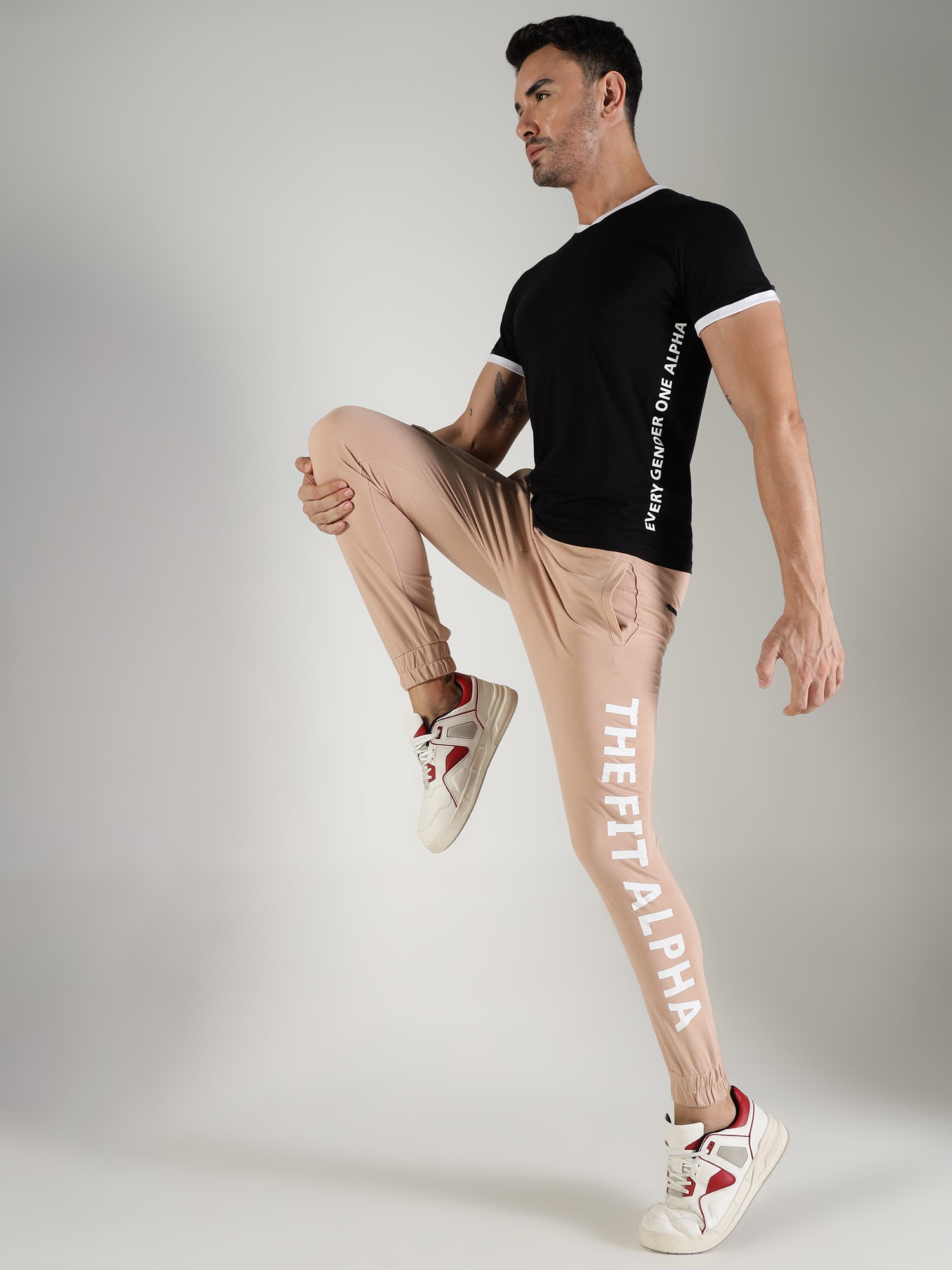 One Alpha Men's Tee - Black - IAM 1 Enterprises LLP